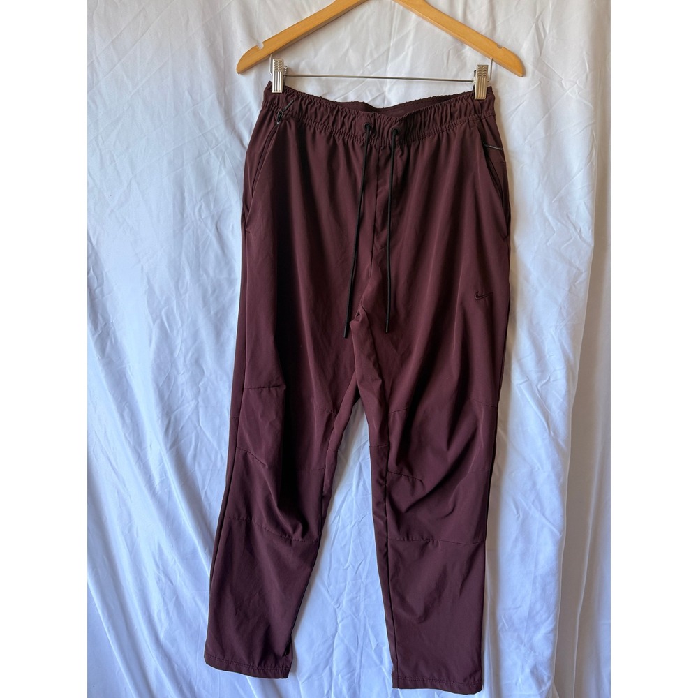 Nike Dri-FIT Mens Training Pants Burgundy Maroon Joggers Medium CU4957-638